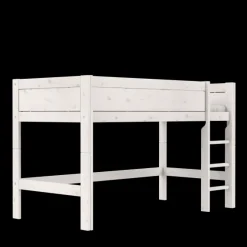 Lifetime Original Halfhoogslaper met Standaard Lattenbodem Whitewash