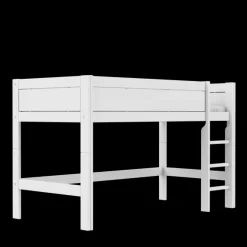 Lifetime Original Halfhoogslaper met Standaard Lattenbodem Wit