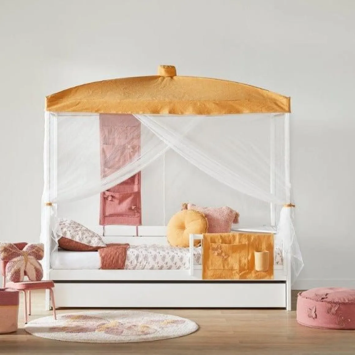 Lifetime Original Hemelbed Breeze met Deluxe Lattenbodem + Hemel Honey Glow