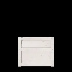 Lifetime Original Kajuitbed met Bedlade en Opbergbox met Deluxe Lattenbodem Whitewash