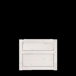 Lifetime Original Kajuitbed met Opberging met Deluxe Lattenbodem Whitewash