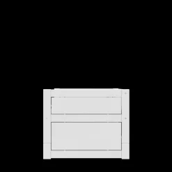 Lifetime Original Kajuitbed met Bedlade en Opbergbox met Deluxe Lattenbodem Wit