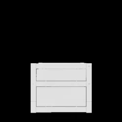 Lifetime Original Kajuitbed met Opberging met Standaard Lattenbodem Wit