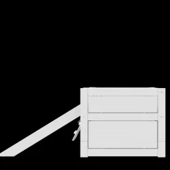Lifetime Original Kajuitbed Climb & Slide met Standaard Lattenbodem Wit