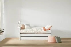 Lifetime Original Kajuitbed met Logeerbed en Bedlade met Deluxe Lattenbodem Whitewash