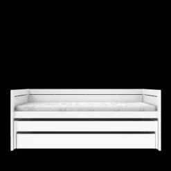 Lifetime Original Kajuitbed met Logeerbed en Bedlade met Standaard Lattenbodem Wit