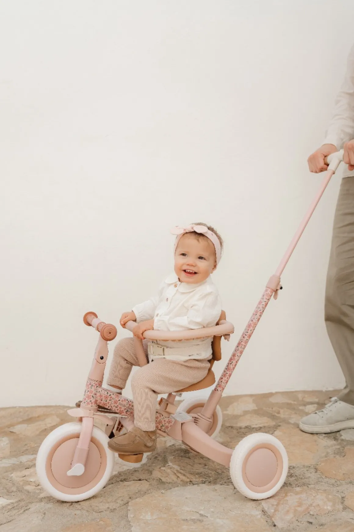 Little Dutch 4 in 1 Driewieler Pink