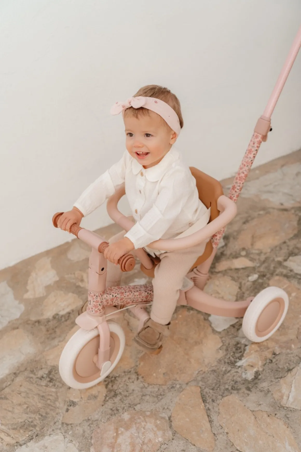 Little Dutch 4 in 1 Driewieler Pink