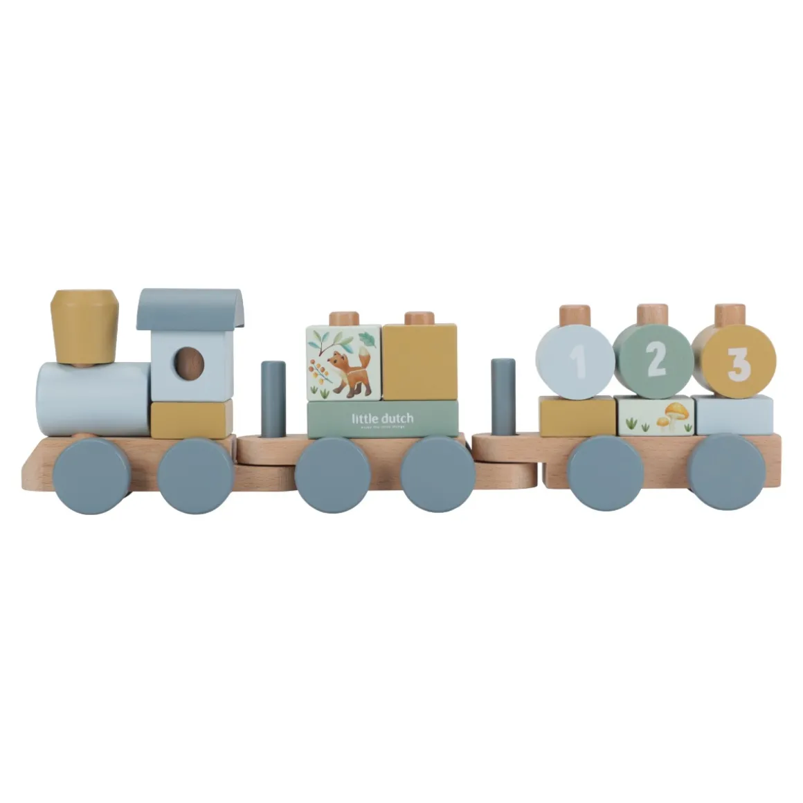 Little Dutch Blokkentrein Forest Friends FSC