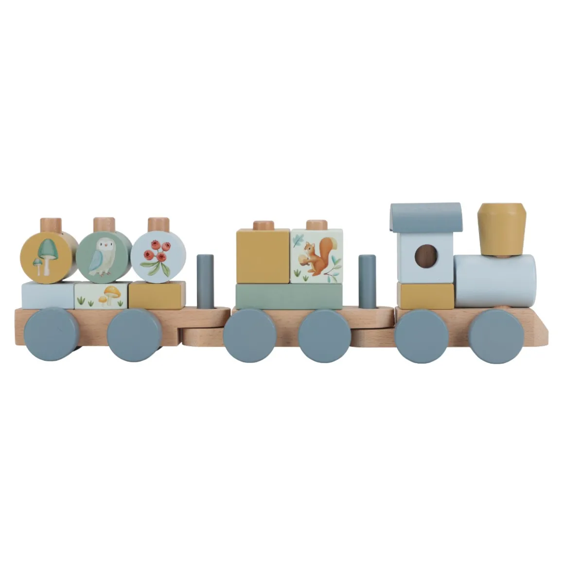 Little Dutch Blokkentrein Forest Friends FSC