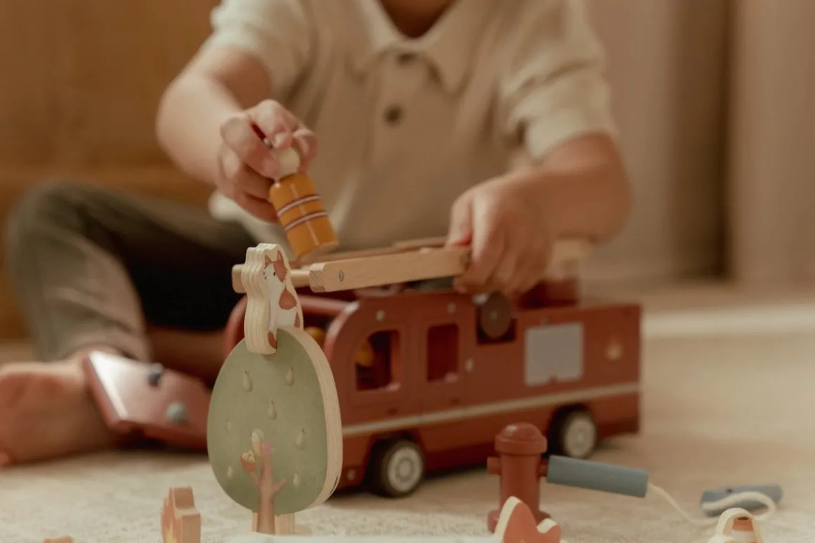 Little Dutch Brandweerwagen met Pegdolls