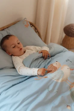 Little Dutch Dekbedovertrek Peuter Denim Blue 120x150 cm