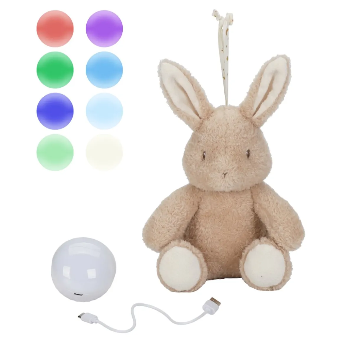 Little Dutch Knuffelkonijn Licht & Geluid