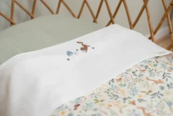 Little Dutch Ledikantlaken Mushrooms Geborduurd