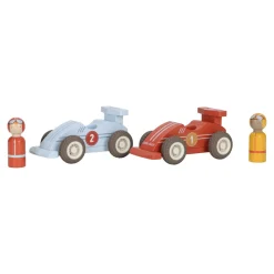 Little Dutch Pullback Racewagen met Pegdoll