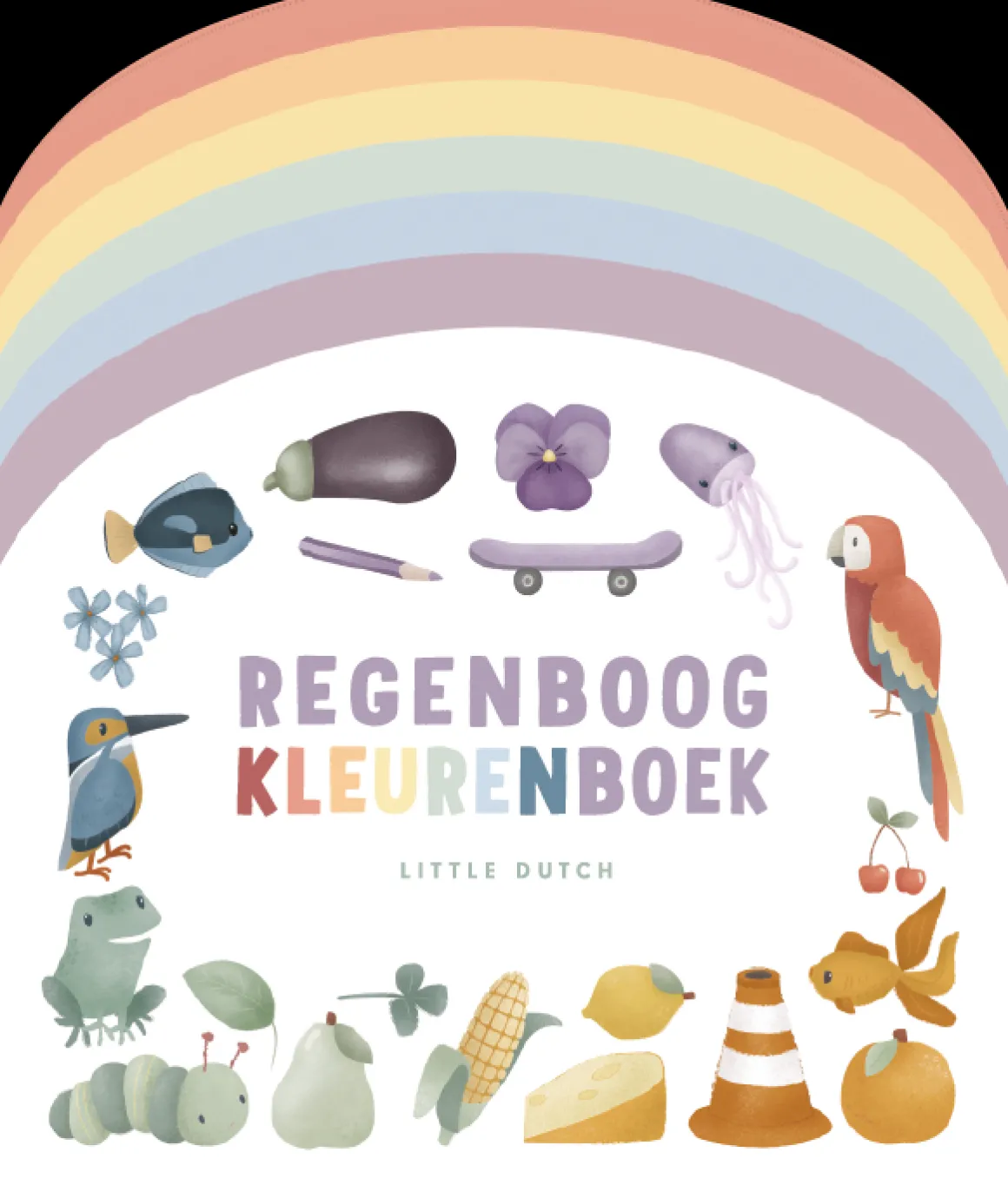 Little Dutch Regenboog Kleurenboek