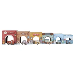 Little Dutch Stapeltoren incl. 6 auto's