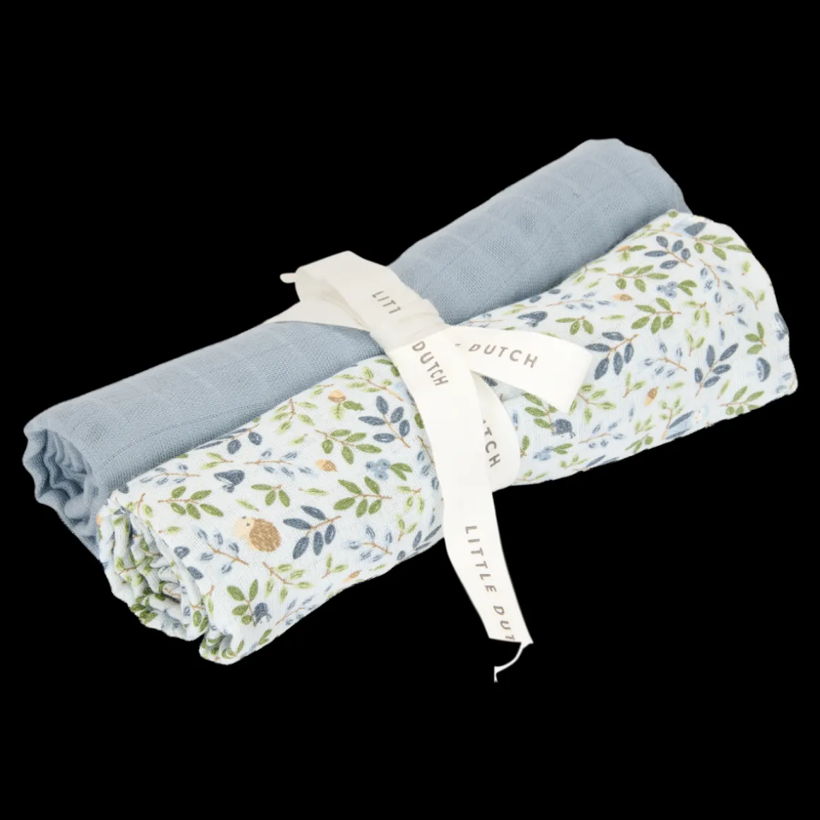 Little Dutch Swaddle Doeken Set Hydrofiel 70x70 Forest Adventure/Denim Blue