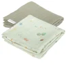 Little Dutch Swaddle Doeken Set Hydrofiel 70x70 Little Farm/Olive