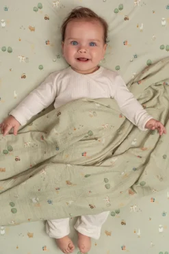 Little Dutch Swaddle Doeken Set Hydrofiel 70x70 Little Farm/Olive