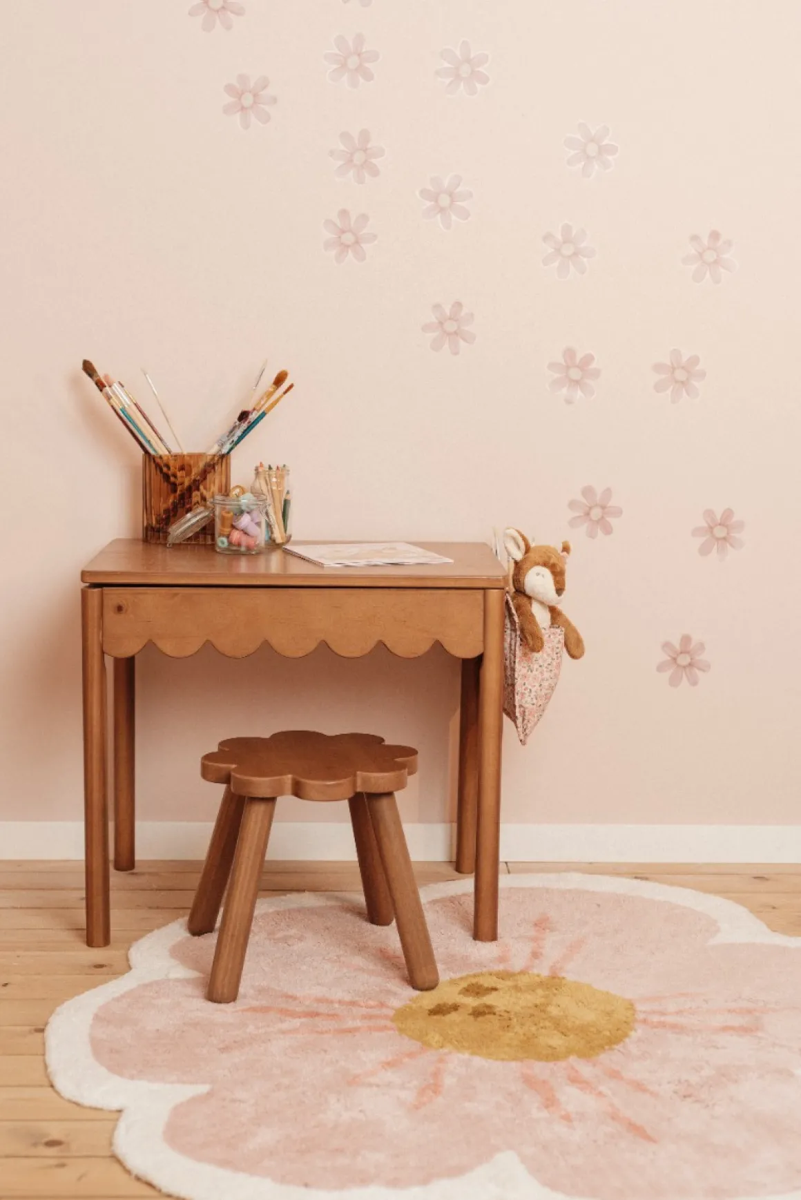 Little Dutch Vloerkleed Bloem 110x110 cm