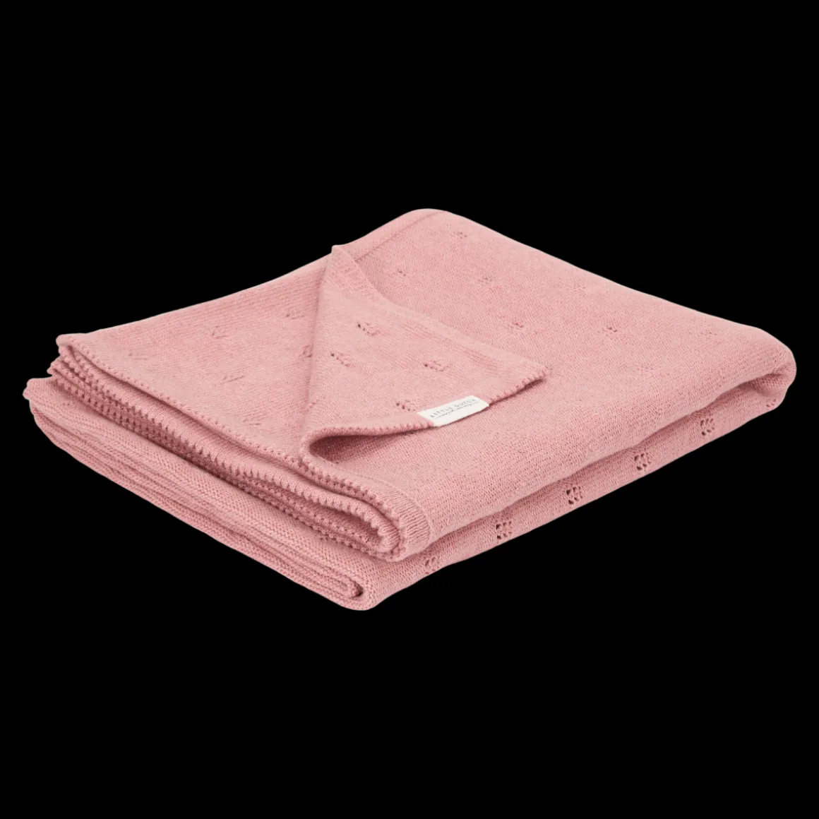 Little Dutch Wiegdeken Gebreid Pure Pink Blush 70x100 cm