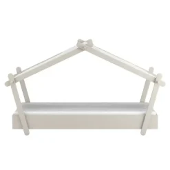 Lodge Bed 90x200 cm Lichtgrijs