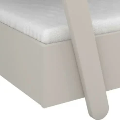Lodge Bed 90x200 cm Lichtgrijs
