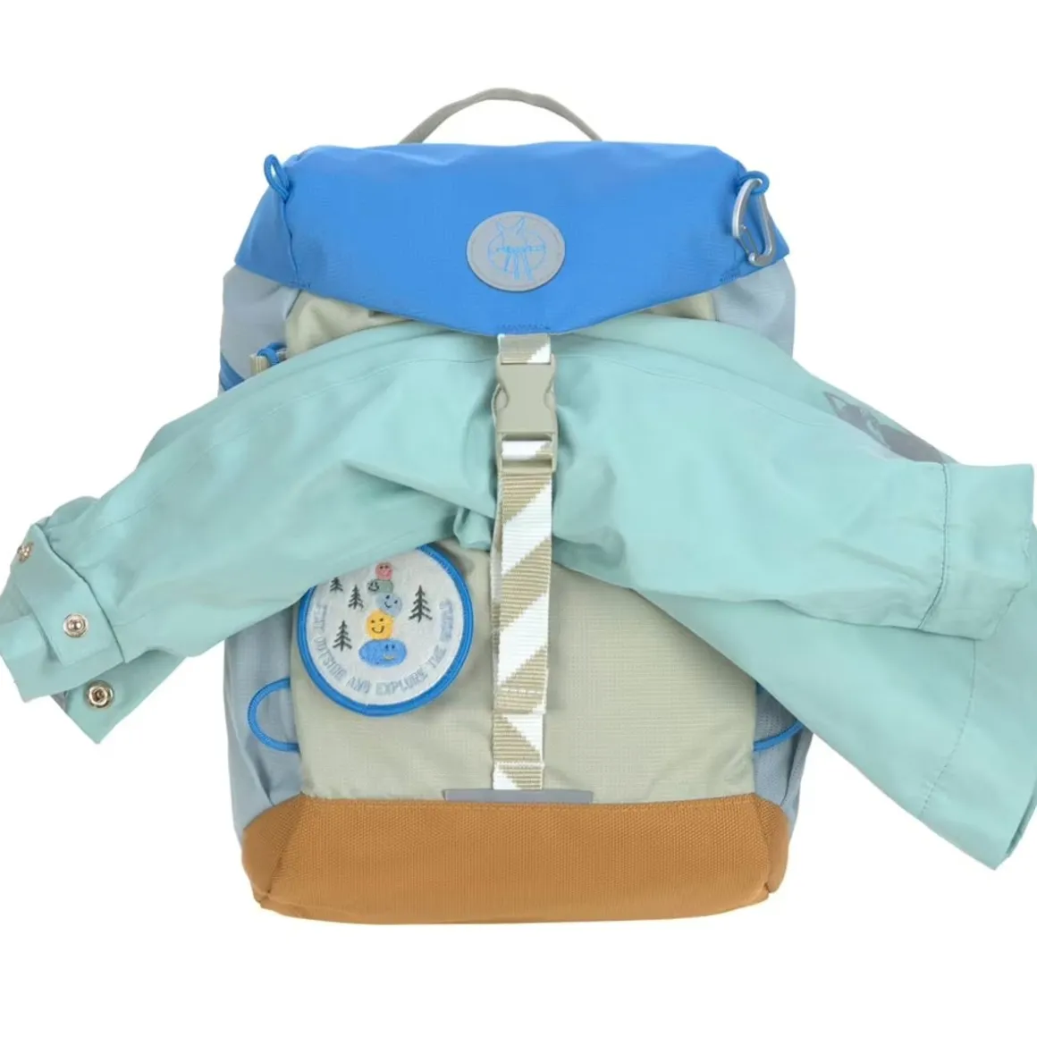 Lässig Mini Rolltop Backpack Sunny Explorer Green/Blue