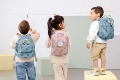 Lässig Mini Square Kinderrugzak Pattern Party Rose