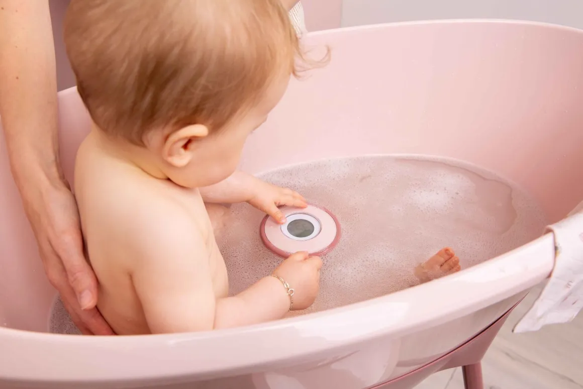 Luma Digitale Badthermometer Blossom Pink