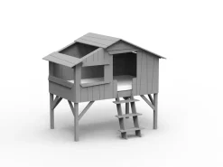 Mathy by Bols Boomhutbed Cement Grijs 90 x 190 cm