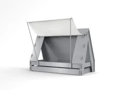 Mathy by Bols Tentbed met Slaaplade Cement Grijs 90 x 200 cm