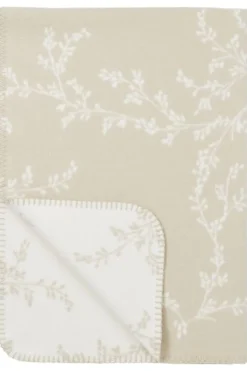 Meyco Baby Branches Ledikant Deken Geweven Sand 100x150 cm