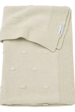 Meyco Baby Knots Ledikant Deken Soft Sand 100x150 cm