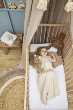 Meyco Baby Plume Baby Zomerslaapzak Soft Sand - 90cm