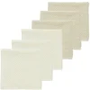 Meyco Baby Popcorn Monddoekjes 6-pack Natural/Soft Sand 30x30cm