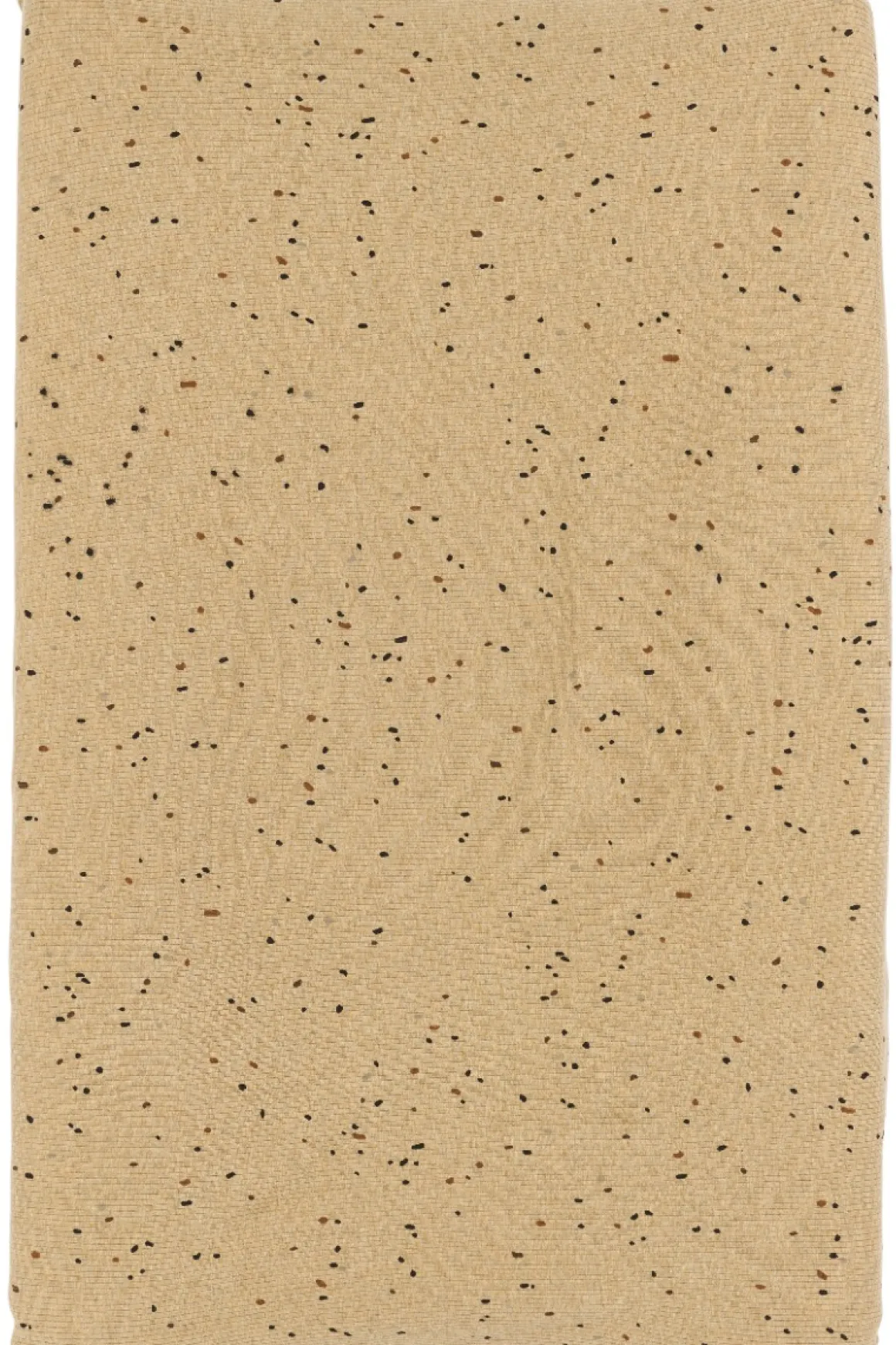 Meyco Baby Rib Mini Spot Aankleedkussenhoes - Toffee Melange 50x70cm