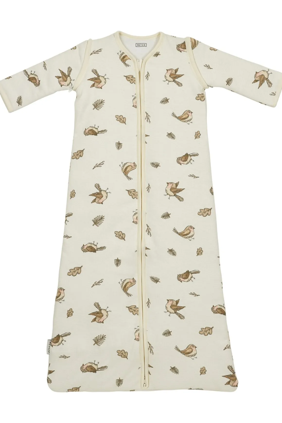 Meyco Baby Robin Baby Slaapzak Met Afritsbare Mouwen Multicolour 70cm