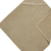Meyco Baby Ruffle Badcape Badstof Taupe – 80x80cm