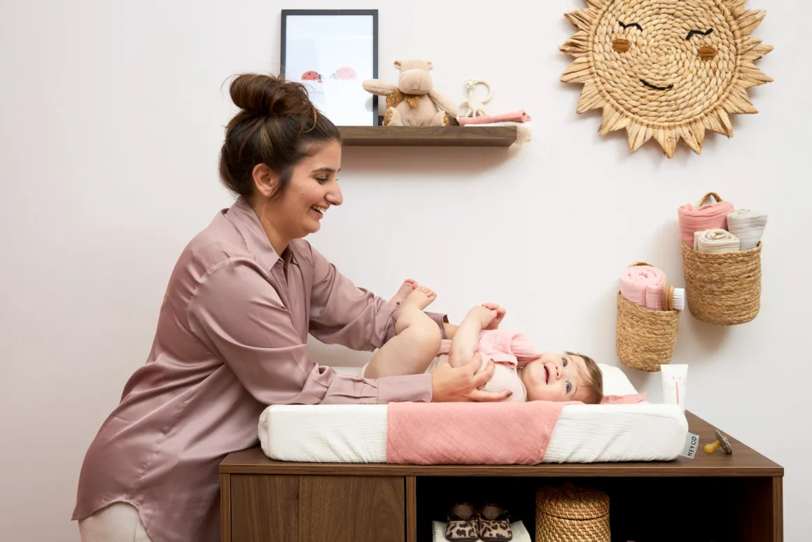 Meyco Baby Uni Aankleedkussenhoes Pre-Washed Hydrofiel Natural 50x70cm