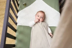 Meyco Baby Uni Baby Slaapzak Gevoerd Pre-Washed Hydrofiel Greige 90cm