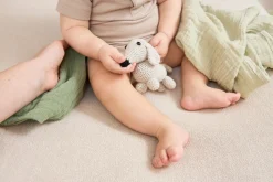 Meyco Baby Uni Hydrofiele Swaddles 2-Pack Natural/Soft Olive 120x120cm