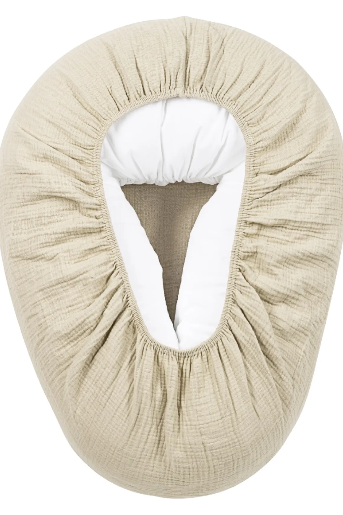 Meyco Baby Uni Relaxhoes Voor Voedingskussen Hydrofiel Soft Sand