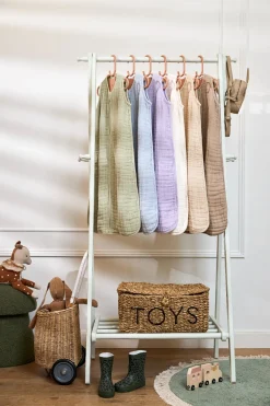 Meyco Baby Uni Zomerslaapzak Hydrofiel Soft Sand 70 cm