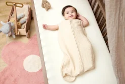 Meyco Baby Uni Zomerslaapzak Hydrofiel Soft Sand 60 cm