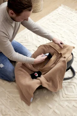 Meyco Bouclé Wikkeldeken Toffee