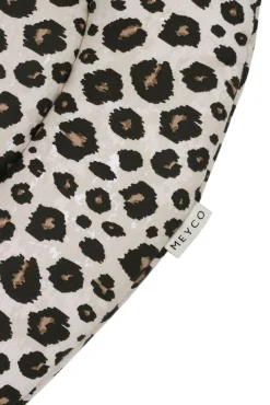 Meyco Boxkleed Rond Leopard Sand Melange