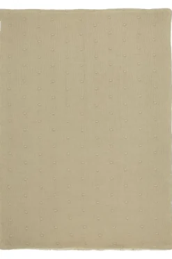 Meyco Ledikantdeken Teddy Mini Knots Sand 100x150 cm