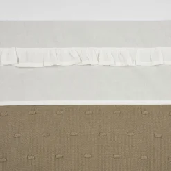 Meyco Ledikantlaken Ruffle Offwhite 100 x 150 cm
